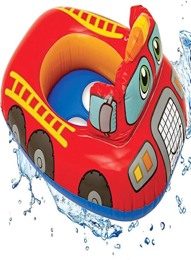 Braintastic 59586-3 Kiddie Float - Fire Engine Design | Inflatable Baby Pool Float for Toddlers & Kids - Image 3